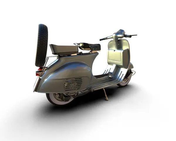 Scooter Isolated Background Rendering Illustration — 스톡 사진
