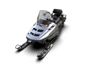 Kar aracı arka planda izole edildi. 3d görüntüleme - illüstrasyon