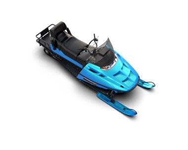 Kar aracı arka planda izole edildi. 3d görüntüleme - illüstrasyon