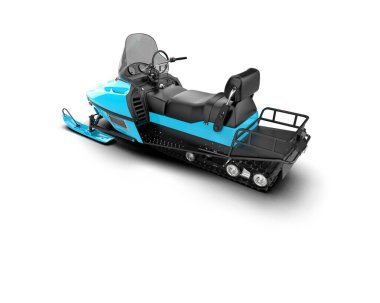 Kar aracı arka planda izole edildi. 3d görüntüleme - illüstrasyon