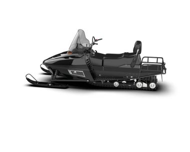 Kar aracı arka planda izole edildi. 3d görüntüleme - illüstrasyon