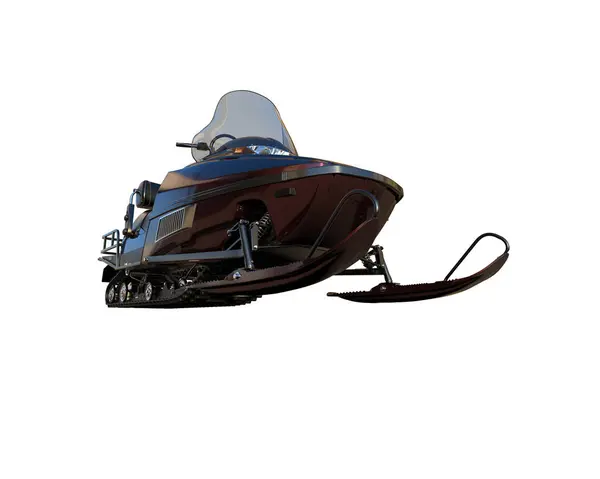 Snowmobile Isolated Background Rendering Illustration —  Fotos de Stock
