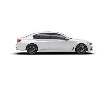 beyaz lüks araba sedan