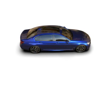 beyaz arkaplanda modern araba