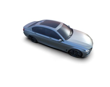 Daha az genel bir konsept arabanın 3 boyutlu çizimi