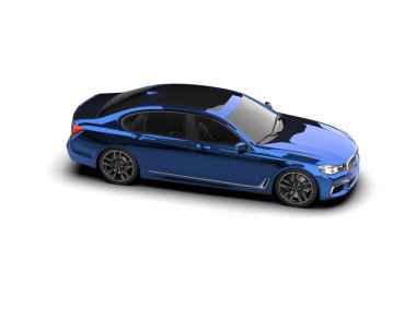 Arkadaki araba. yüksek kaliteli resimleme.