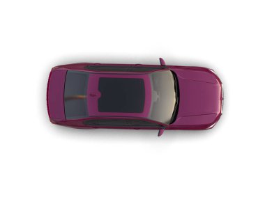 Beyaz arkaplandaki araba