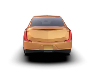 modern lüks sarı araba