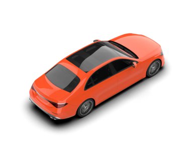 modern lüks araba izole