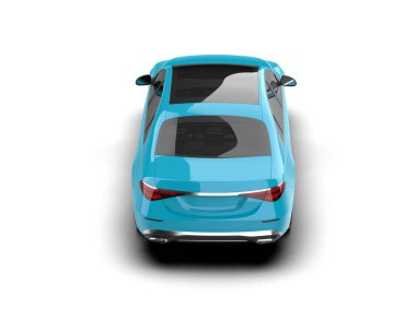 modern araba izole edilmiş arka plan. 3d oluşturma
