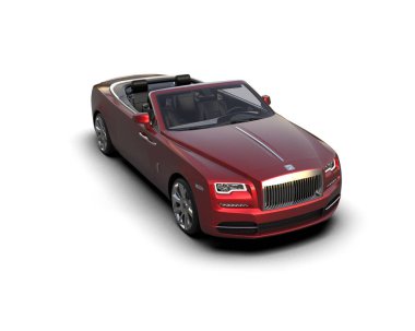 Daha az genel bir konsept arabanın 3 boyutlu çizimi