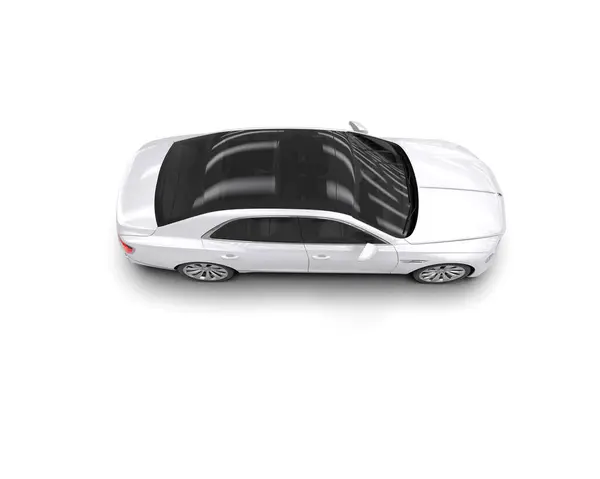 Luxury Car Isolated White Background Rendering Illustration — Stock Photo, Image