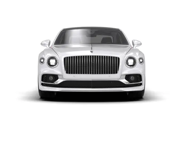 Luxusauto Isoliert Auf Weißem Hintergrund Darstellung Illustration — Stockfoto