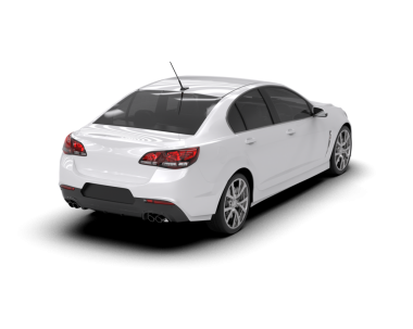 Modern araba beyaz arka planda izole edilmiş. 3d illüstrasyon. 