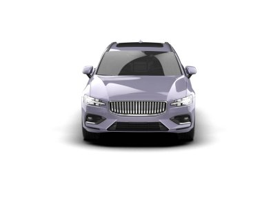 Üç boyutlu illüstrasyon. Modern araba beyaz arkaplanda izole edildi. 