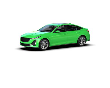 modern araba 3D illüstrasyon