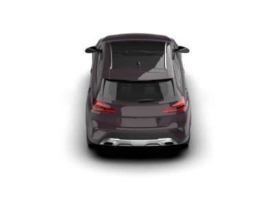 Üç boyutlu illüstrasyon. Modern araba beyaz arkaplanda izole edildi. 