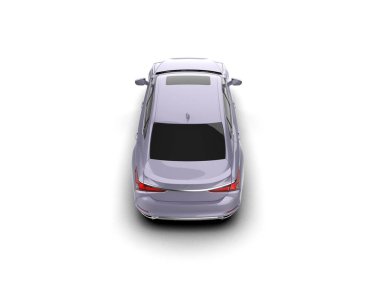 Üç boyutlu illüstrasyon. Modern araba beyaz arkaplanda izole edildi. 