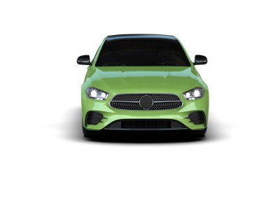 Modern car isolated on white background. 3d rendering - illustration