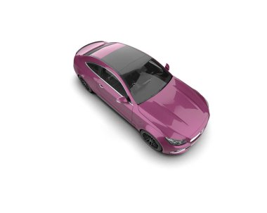 modern araba beyaz arkaplanda izole edildi