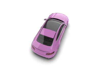 modern araba beyaz arkaplanda izole edildi