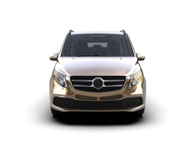 Üç boyutlu illüstrasyon. Modern araba beyaz arkaplanda izole edildi. 