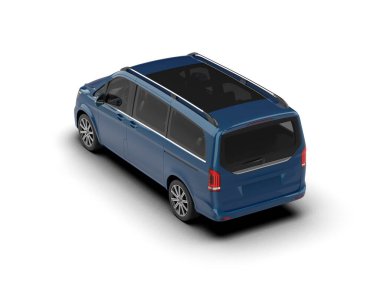 Modern araba beyaz arka planda izole edilmiş. 3d resimleme