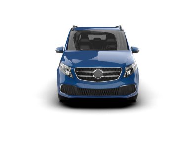 Modern araba beyaz arka planda izole edilmiş. 3d resimleme