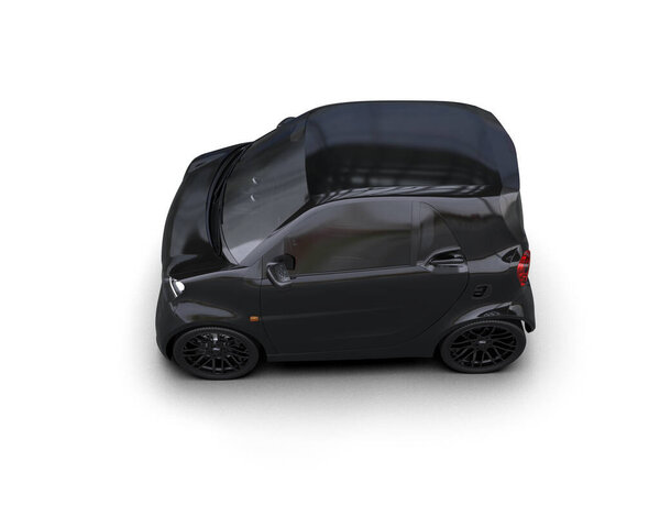 Modern Car isolated on white background. 3d rendering illustration