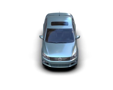 Modern gerçekçi araba beyaz arka planda izole edilmiş