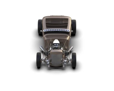 Eski model antika araba.