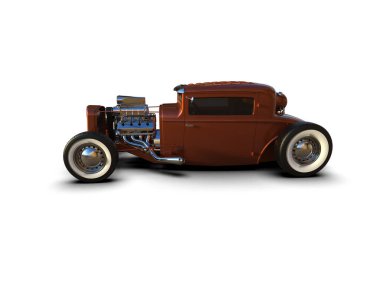 Klasik kaslı araba.