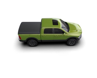 modern siyah araba - 3D illüstrasyon