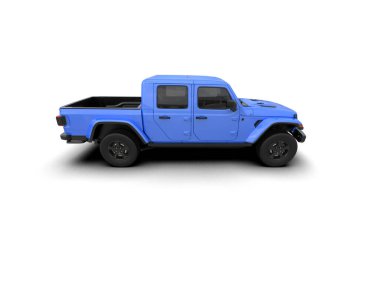 Mavi cip beyazda izole edildi