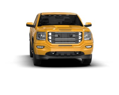 modern SUv kırpma yolu ile beyaz arkaplanda izole