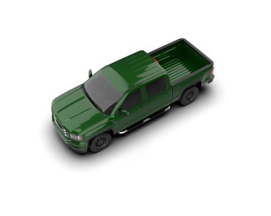 modern yeşil askeri minibüs