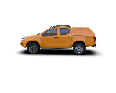 beyaz arkaplanda modern araba