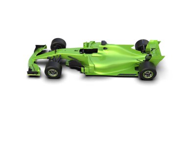 Yarış yeşil yarış arabası