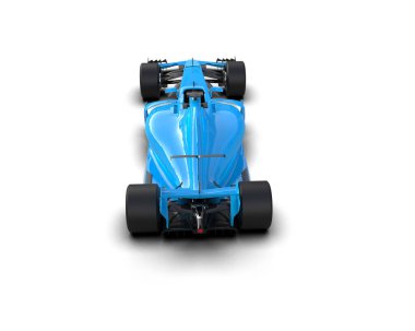 Modern araba arka planda izole edilmiş. 3d oluşturma