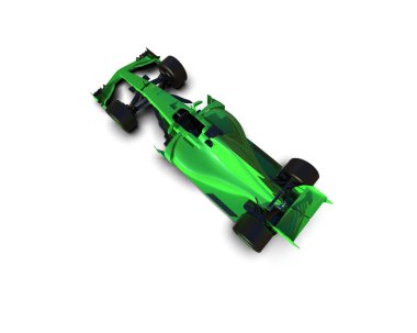 Beyaz arka planda araba yarışı.