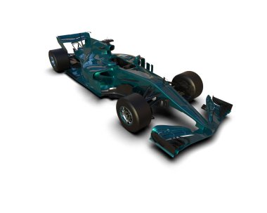 3 boyutlu bir araba.