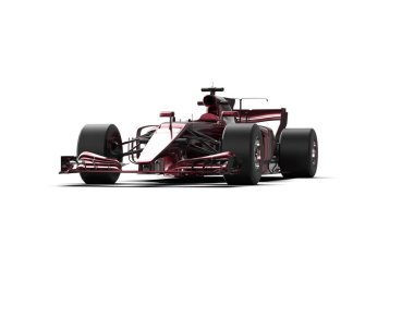 Bir yarış arabasının 3 boyutlu resmi