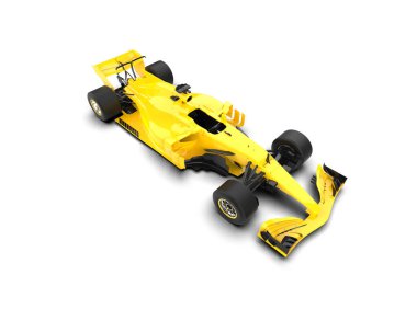 Araba yarışı yan görünümü