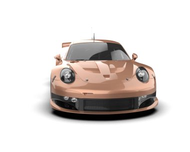 Bir spor arabanın 3 boyutlu görüntüsü
