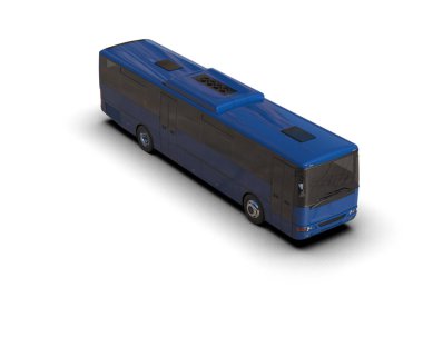 modern şehir otobüsü beyaz arka planda izole edildi, toplu taşıma.