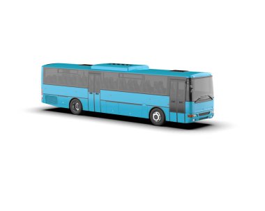 Modern şehir otobüsü, toplu taşıma.