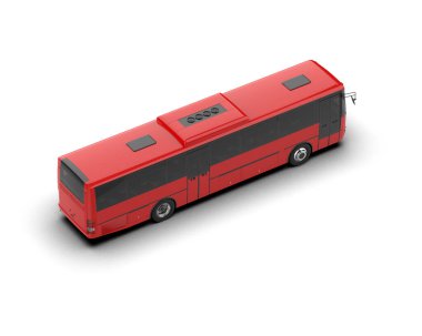 Modern şehir otobüsü, toplu taşıma.