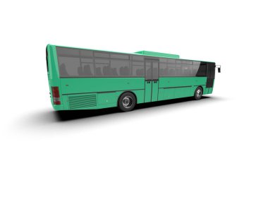 Modern şehir otobüsü, toplu taşıma.