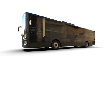 otobüs beyazda izole edildi