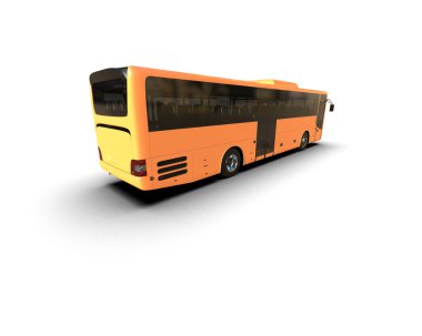 Modern şehir otobüsü, toplu taşıma.